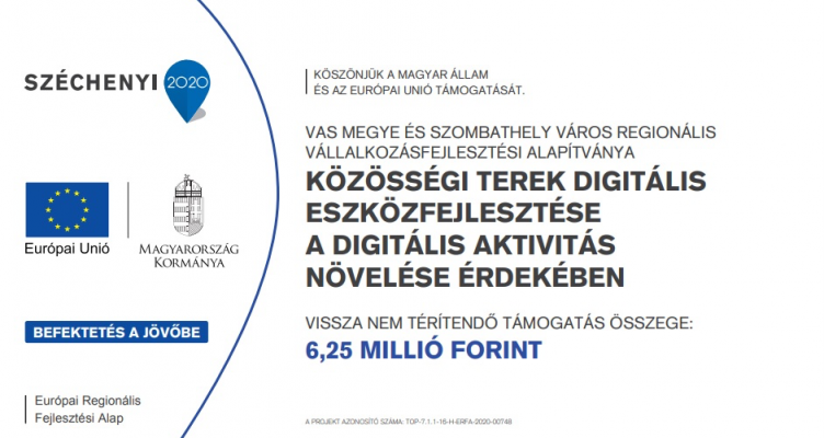 KÖZÖSSÉGI TEREK DIGITÁLIS ESZKÖZFEJLESZTÉSE A DIGITÁLIS AKTIVITÁS NÖVELÉSE ÉRDEKÉBEN